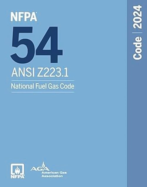 NFPA 54/ANSI Z223.1, National Fuel Gas Code, 2024 Edition ISBN: 978-1455930463