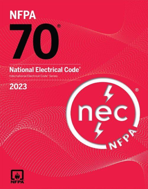 NFPA 70 National Electrical Code 2023 Edition Book: ISBN 9781455929368