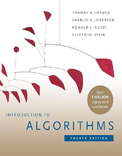 Introduction To Algorithms CLRS Book 4th Edition: ISBN 9780262046305