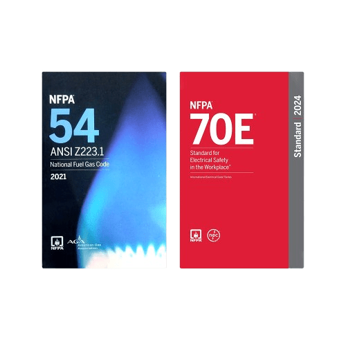 NFPA 54 ANSI Z223.1 & NFPA 70E Code Set – Fuel Gas and Electrical Safety Standards