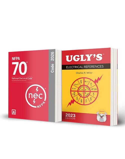 Ugly’s Electrical References 2023 Edition + NFPA 70 National Electrical Code 2026 Edition Combo